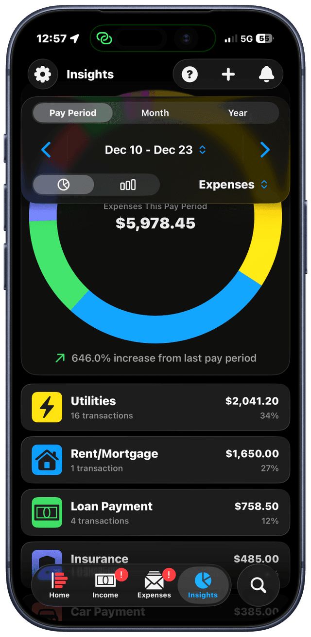 Viewing Spending Insights
